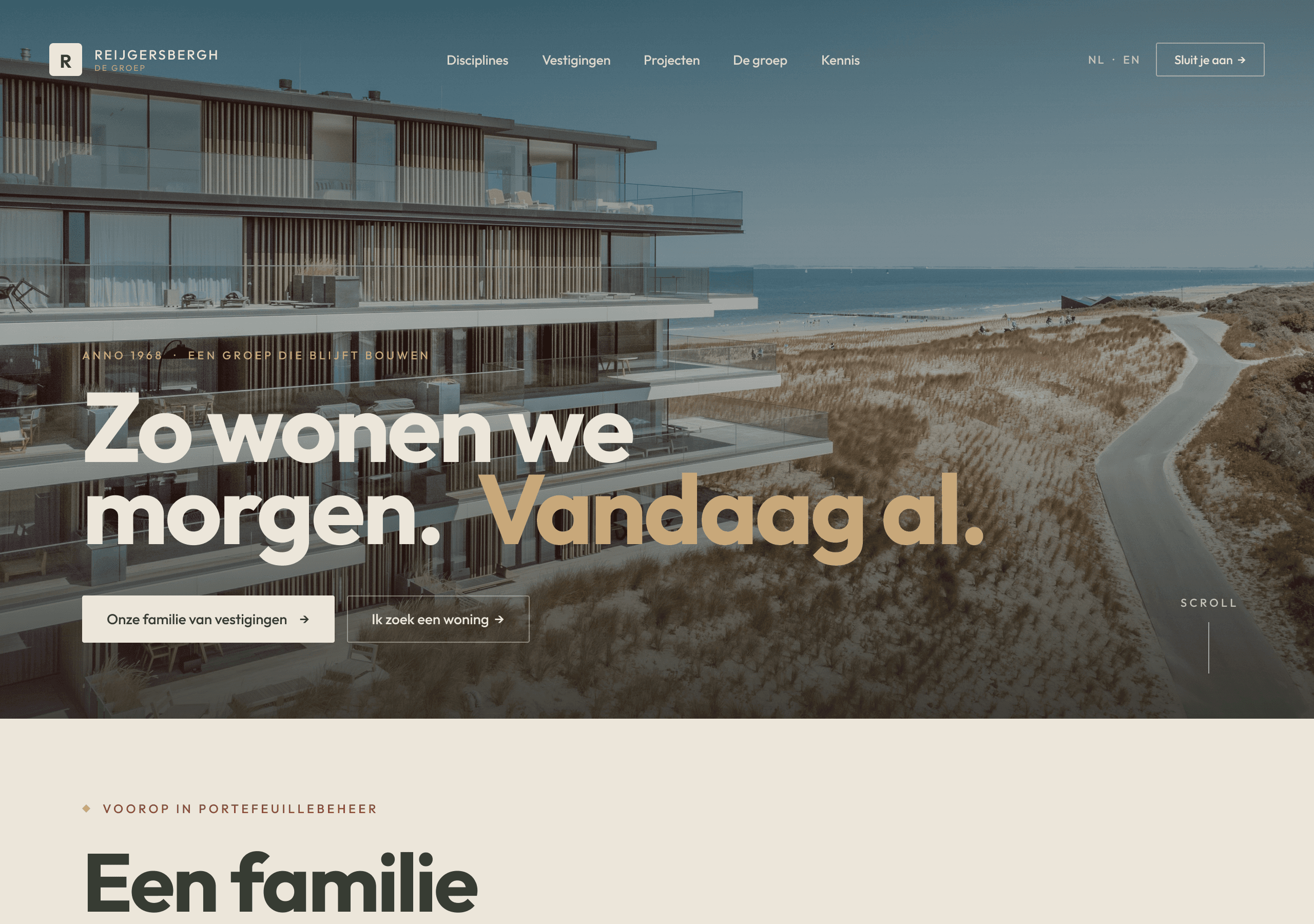 Recruitment-platform Noordwind vacature-detail met rol-omschrijving en sollicitatie-flow