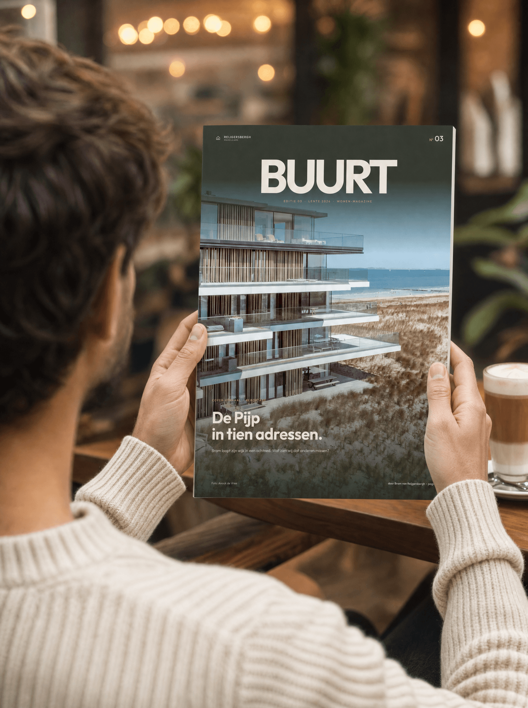 Magazine spread — fotoreportage met full-bleed beelden