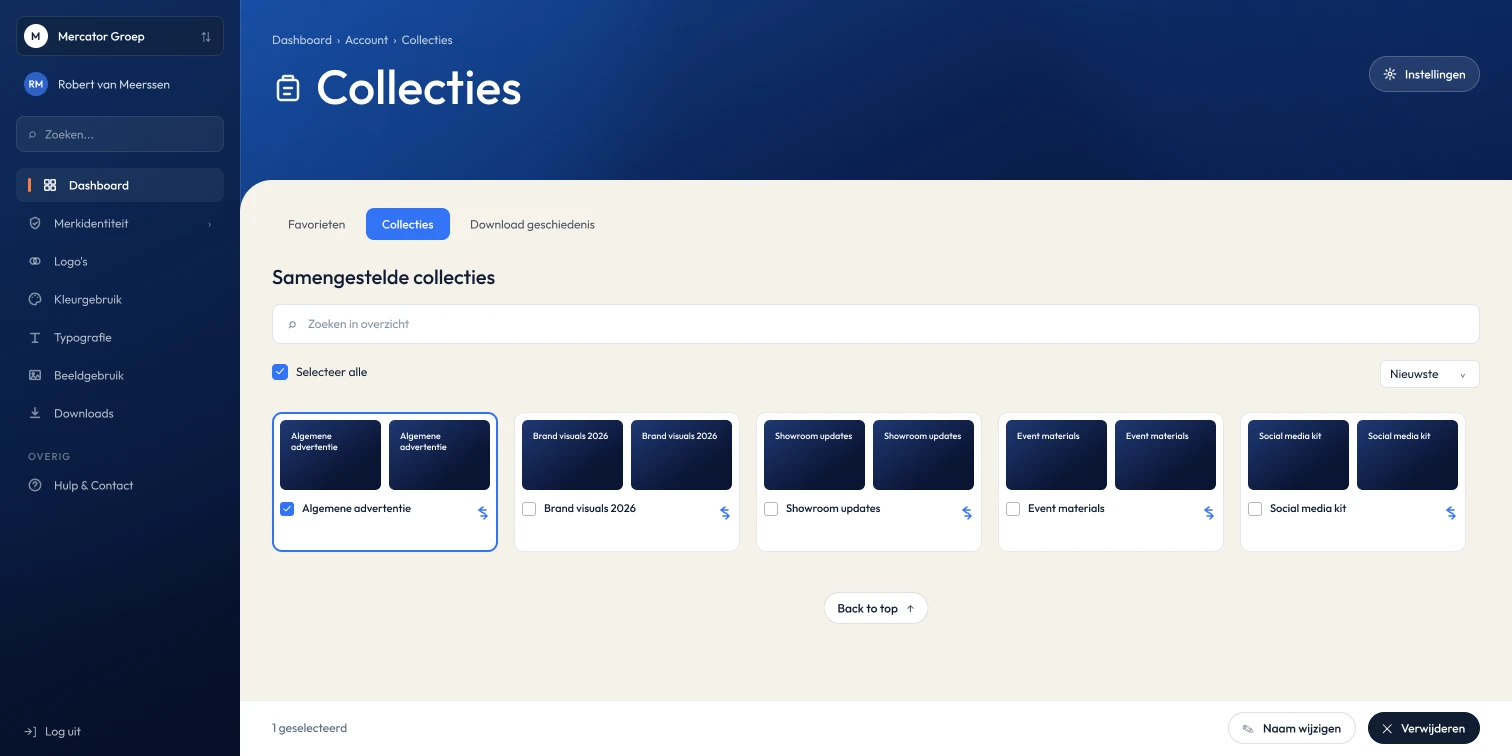 BrandHub screen 4