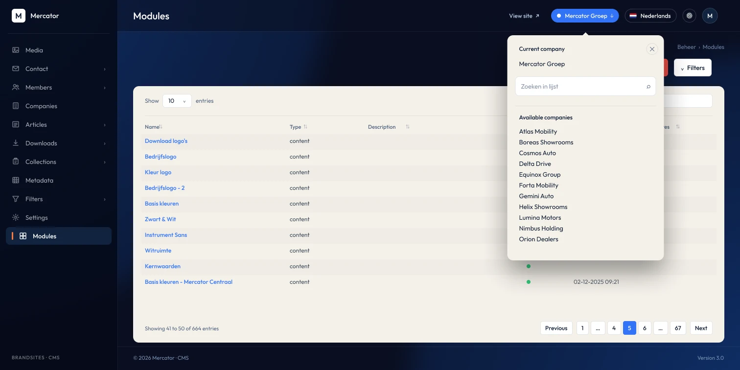 BrandHub screen 6